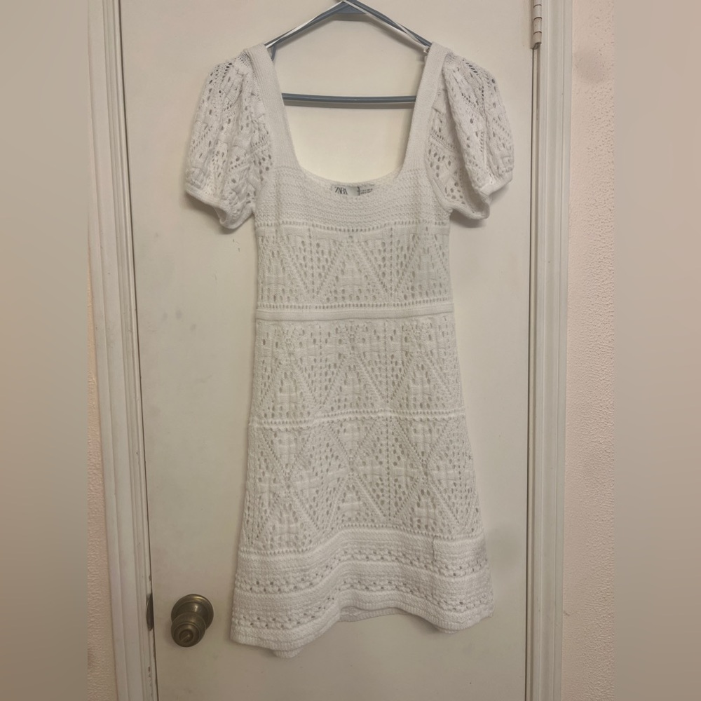 ZARA Crochet Dress size small NEW WITH TAGS